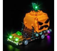 LocoLee Led Light Set Compatible with Lego 40822 Jack-O'-Lantern Pickup Truck Led Decoration Lighting Kit Compatible with Lego 40822 Building Blocks Model,Only Lights Set,No Model