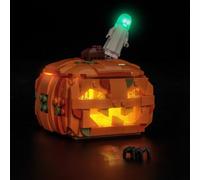 LocoLee LED Light Set compatible with LEGO 40872 Halloween Pumpkin Lantern