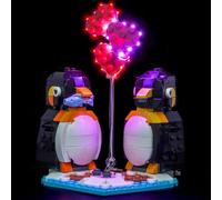 LocoLee LED Light Set Compatible with LEGO 40886 Penguins in Love