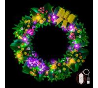 LocoLee Led Light Set Compatible with Lego 40957 Spring Wreath Led Decoration Lighting Kit Compatible with Lego 40957 Building Blocks Model,Only Lights Set,No Model