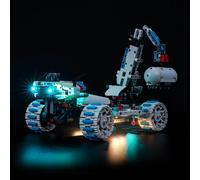 LocoLee Led Light Set Compatible with Lego 42211 Lunar Outpost Moon Rover Space Vehicle Led Decoration Lighting Kit Compatible with Lego Technic 42211 Building Blocks Model,Only Lights Set,No Model
