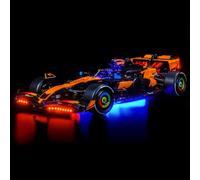 LocoLee Led Light Set Compatible with Lego 42228 McLaren MCL39 F1 Car Light Decoration Lighting Kit Compatible with Lego 42228 Building Blocks Model,Only Lights Set,No Model