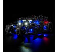 LocoLee LED Light Set compatible with LEGO 42239 Batmobile Tumbler | Lighting Kit Compatible with LEGO Batmobile Tumbler, Easy Installation, Flexible LED Strip, Ideal Gift, No Model