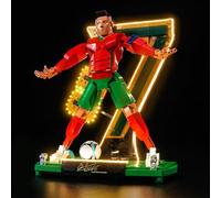 LocoLee LED Light Set Compatible with LEGO 43016 Cristiano Ronaldo - Soccer Legend LED Decoration Lighting Kit Compatible with LEGO 43016 Building Blocks Model Only Lights Set,No Model