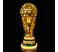 LocoLee LED Light Set Compatible with LEGO 43020 FIFA World Cup Official Trophy LED Decoration Lighting Kit Only Lights Set,No Model (43020-Custom Remote Control Model)