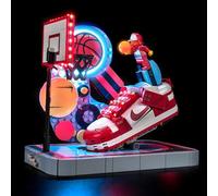 LocoLee Led Light Set Compatible with Lego 43021 Nike Dunk Trickshot Led Decoration Lighting Kit Compatible with Lego 43021 Building Blocks Model,Only Lights Set,No Model