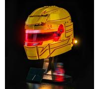 LocoLee LED Light Set Compatible with LEGO 43022 Scuderia Ferrari HP Lewis Hamilton Helmet LED Decoration Lighting Kit Model Only Lights Set,No Model (43022-Standard Version)