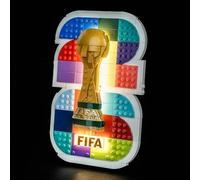 LocoLee LED Light Set Compatible with LEGO 43032 FIFA World Cup 2026™ Official Emblem LED Decoration Lighting Kit Compatible with LEGO 43032 Building Blocks Model Only Lights Set,No Model