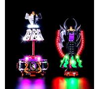 LocoLee Led Light Set Compatible with Lego 43262 Maleficent's and Cruella De Vil's Dresses Led Decoration Lighting Kit Compatible with Lego 43262 Building Blocks Model,Only Lights Set,No Model