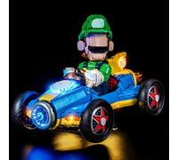 LocoLee LED Light Set Compatible with LEGO 72050 Mario Kart - Luigi & Mach 8 Lighting Kit Compatible with LEGO 72050 Building Blocks Model,Only Lights Set,No Model (72050-Standard Version)