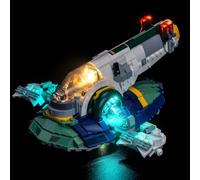 LocoLee Led Light Set Compatible with Lego 75433 Jango Fett's Starship Led Decoration Lighting Kit Compatible with Lego 75433 Building Blocks Model,Only Lights Set,No Model