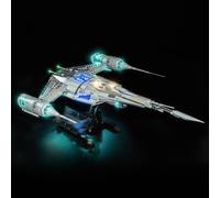 LocoLee LED Light Set Compatible with LEGO 75442 The Mandalorian's N-1 Starfighter LED Decoration Lighting Kit Only Lights Set,No Model (75442-Standard Version)