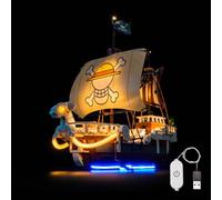 LocoLee Led Light Set Compatible with Lego 75639 The Going Merry Pirate Ship Led Decoration Lighting Kit Compatible with Lego 75639 Building Blocks Model,Only Lights Set,No Model