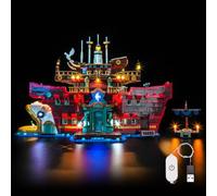 LocoLee Led Light Set Compatible with Lego 75640 The Baratie Floating Restaurant Led Decoration Lighting Kit Compatible with Lego 75640 Building Blocks Model,Only Lights Set,No Model