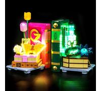 LocoLee Led Light Set Compatible with Lego 75691 Glinda & Elphaba Bookends Decoration Led Decoration Lighting Kit Compatible with Lego 75691 Building Blocks Model,Only Lights Set,No Model