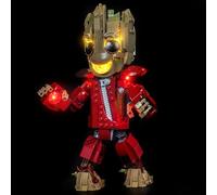 LocoLee LED Light Set Compatible with Lego 76341 Ravager Jumpsuit Groot