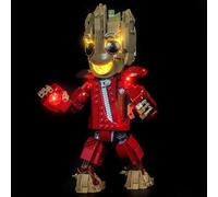 LocoLee LED Light Set Compatible with Lego 76341 Ravager Jumpsuit Groot LED Decoration Lighting Kit Compatible with Lego 76341 Building Blocks Model, Only Lights Set, No Model