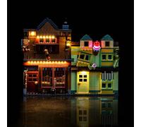 LocoLee Led Light Set Compatible with Lego 76452 Quality Quidditch Supplies & Ice Cream Parlour Led Decoration Lighting Kit Compatible with Lego 76452 Building Blocks Model,Only Lights Set,No Model