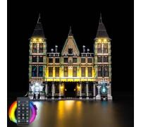 LocoLee Led Light Set Compatible with Lego 76453 Malfoy Manor RC Led Decoration Lighting Kit Compatible with Lego 76453 Building Blocks Model,Only Lights Set,No Model