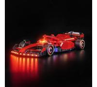 LocoLee Led Light Set Compatible with Lego 77242 Ferrari SF-24 F1 Race Car Led Decoration Lighting Kit Compatible with Lego 77242 Updated Version Building Blocks Model,Only Lights Set,No Model