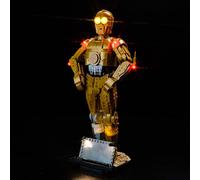 LocoLee Led Light Set Compatible with Lego C-3PO Led Decoration Lighting Kit Compatible with Lego 75398 Building Blocks Model,Only Lights Set,No Model (Light Control Version)