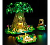 LocoLee Led Light Set Compatible with Lego Great Deku Tree 2-in-1 Led Decoration Lighting Kit Compatible with Lego 77092(Green) Building Blocks Model,Only Lights Set,No Model