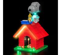 LocoLee LED Light Set Compatible with LEGO Ideas Peanuts: Snoopy's Doghouse, Decoration Lighting Kit Compatible with LEGO 21368 Peanuts: Snoopy's Doghouse, No Model (21368-Standard Version)