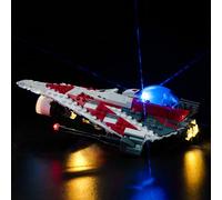 LocoLee Led Light Set Compatible with Lego Jedi Bob's Starfighter Led Decoration Lighting Kit Compatible with Lego 75388 Building Blocks Model,Only Lights Set,No Model (Standard Version)