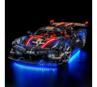 LocoLee LED Light Set Compatible with LEGO Koenigsegg Sadair's Spear Megacar, Decoration Lighting Kit Compatible with LEGO 42232 Spear Megacar, Blocks Model, No Model (42232-Standard Version)