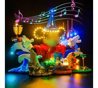 LocoLee Led Light Set Compatible with Lego Magic of Disney Music Version Led Decoration Lighting Kit Compatible with Lego Ideas 21352 Building Blocks Model,Only Lights Set,No Model