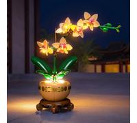 LocoLee Led Light Set Compatible with Lego Mini Orchid Led Decoration Lighting Kit Compatible with Lego 10343 Building Blocks Model,Only Lights Set,No Model