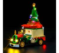 LocoLee Led Light Set Compatible with Lego Santa's Delivery Truck Led Decoration Lighting Kit Compatible with 40746 Building Blocks Model,Only Lights Set,No Model