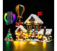 LocoLee Led Light Set Compatible with Lego Santa's Post Office Customized RC Version Led Decoration Lighting Kit Compatible with Lego 10339 Building Blocks Model,Only Lights Set,No Model