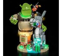LocoLee LED Light Set Compatible with LEGO Shrek,Donkey & Puss in Boots,Decoration Lighting Kit Compatible with LEGO 72423 Shrek,Donkey Puss in Boots Blocks Model,No Model (72423-Standard Version)