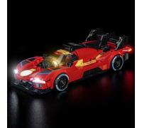 LocoLee LED Light Set Compatible with LEGO Speed Champions Ferrari 499P Race Car, Decoration Lighting Kit Compatible with LEGO 77261 Ferrari 499P Blocks Model, Only Lights Set, No Model
