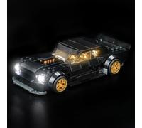 LocoLee LED Light Set Compatible with LEGO Speed Champions Ken Block's '65 Ford Mustang Hoonicorn V1, Decoration Lighting Kit Compatible with LEGO 77262 Blocks Model, Only Lights Set, No Model