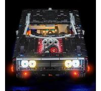 LocoLee LED Light Set Compatible with LEGO Technic Fast and Furious Dodge Charger R/T Car, Decoration Lighting Kit Compatible with LEGO 42231 Dodge Charger R/T Model,No Model (42231-Standard Version)