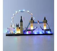 LocoLee LED Lighting Kit Age 12+ for Lego Architecture London Skyline, Light Set Compatible with Lego 21034, Without Lego Model, Lights Only