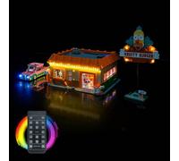 LocoLee Light kit Compatible with Lego 10352 The Simpsons: Krusty Burger - No Model Only Light, LED Lighting Accessories Compatible with Lego 10352 Krusty's Burger Joint (RC Version)