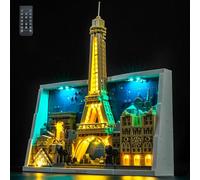 LocoLee Light kit Compatible with Lego 21064 Paris - City of Love - No Model Only Lights, LED Lighting Accessories Compatible with Lego 21064 Paris City Love (RC Version)