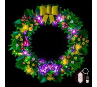 LocoLee Light kit Compatible with Lego 40957 Spring Wreath - No Actual Model Only Lights, LED Lighting Accessories Compatible with Lego Spring Wreath