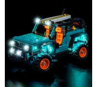 LocoLee Light kit Compatible with Lego 42227 Jeep Wrangler Rubicon SUV- No Actual Model Only Lights, LED Lighting Accessories Compatible with Lego 42227 Jeep (Standard Version)