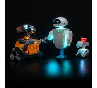 LocoLee Light kit Compatible with Lego 43279 Wall-E and EVE - No Model Only Light, LED Lighting Accessories Compatible with Lego Disney Pixar Walle, Not Include Model