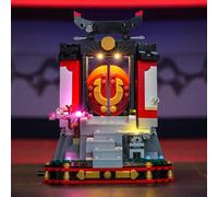 LocoLee Light kit Compatible with Lego 71866 Ninja Character Display 15th Anniversary - No Actual Model Only Lights, LED Lighting Accessories Compatible with Lego 71866