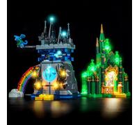 LocoLee Light kit Compatible with Lego 75689 Emerald City & Kiamo Ko Castle - No Model Only Light, LED Lighting Accessories Compatible with Lego 75689