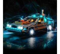 LocoLee Light kit for Lego - 10300 Back to The Future Time Machine - No Model Only Light, LED Lighting Accessories Compatible with Lego 10300 Icons (Standard Version)