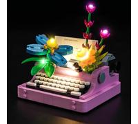 LocoLee Light Set Compatible with Lego 31169 Typewriter with Flowers 3-in-1