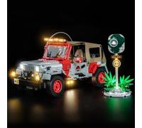 LocoLee Light Set Compatible with LEGO 77984 Jurassic Park Jeep Wrangler