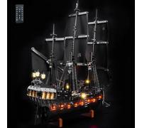 LocoLee Light-Up Turret Model Led Light Set Compatible with Lego 10365 Captain Jack Sparrow's Pirate Ship Led Decoration Lighting Kit for Lego 10365 Building Blocks Model