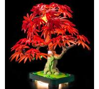 LocoLee Optical Control Led Light Set Compatible with Lego 10348 Japanese Red Maple Bonsai Tree Led Decoration Lighting Kit Compatible with Lego 10348 Building Blocks Model,Only Lights Set,No Model
